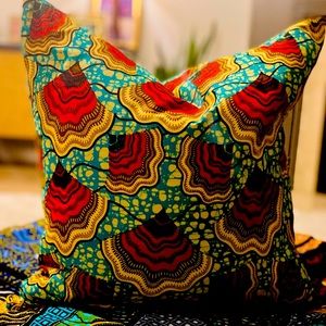 Ankara print pillow case